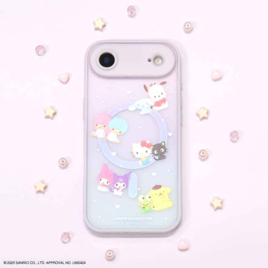 サンリオキャラクターズ IIIIfit プランプフレーム iPhone Air MagSafe 対応 ケース