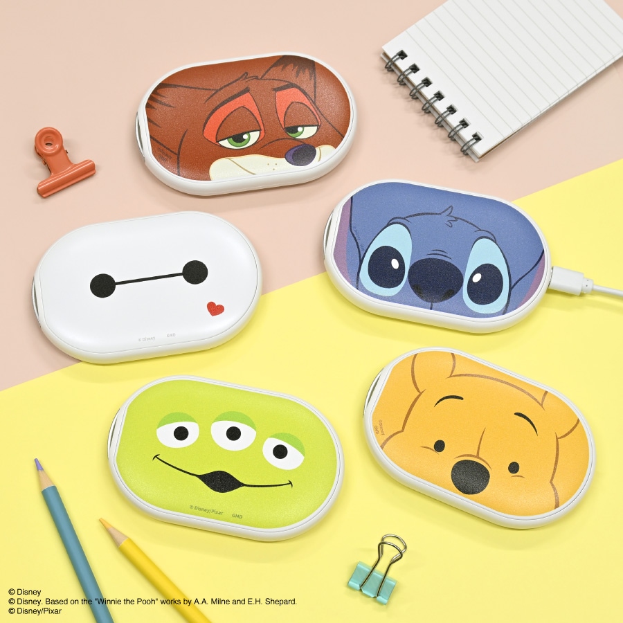 ディズニーキャラクター、ピクサーキャラクター ／ 充電式カイロ