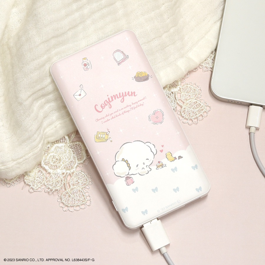 こぎみゅん USB/USB Type-C 4000mAh リチウムイオンポリマー充電器 2.1