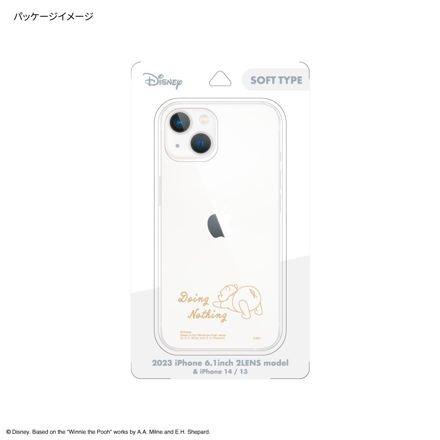 ディズニーキャラクター、ピクサーキャラクター ／ iPhone15 / 14 / 13 対応 ソフトケース