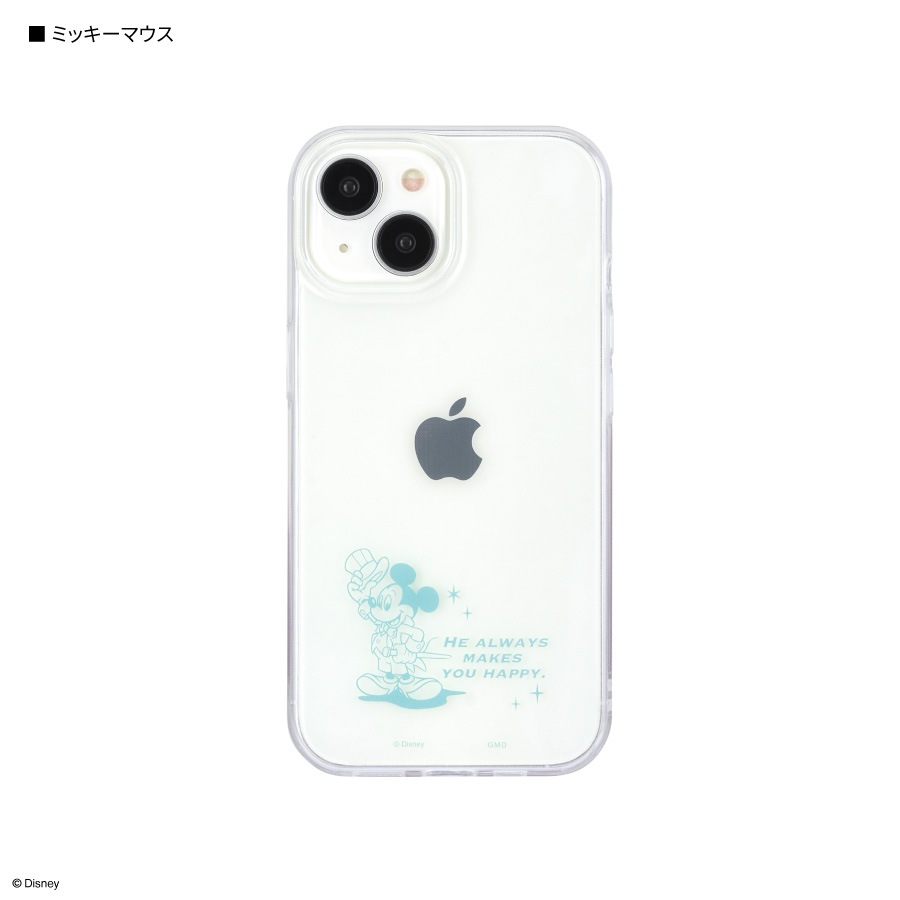 ディズニーキャラクター、ピクサーキャラクター ／ iPhone15 / 14 / 13 対応 ソフトケース