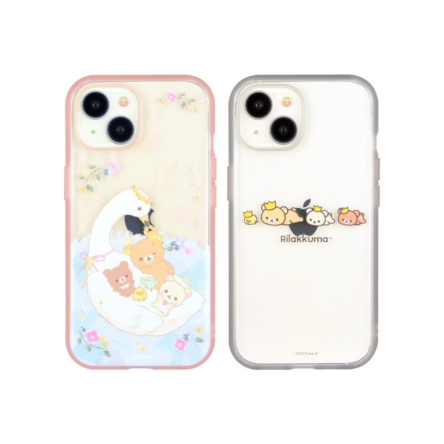 リラックマ IIIIfit Clear iPhone15 / 14 / 13 対応 ケース