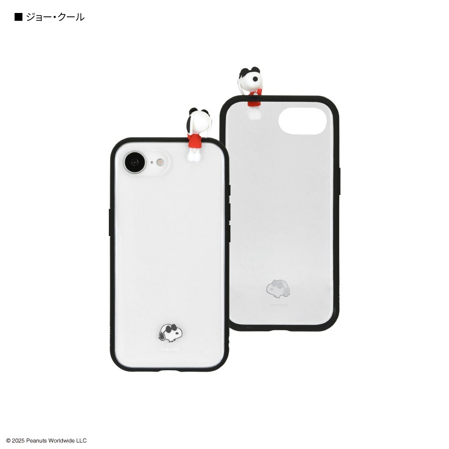 ピーナッツ スヌーピー フレーム IIIIfit Clear iPhone16e 対応