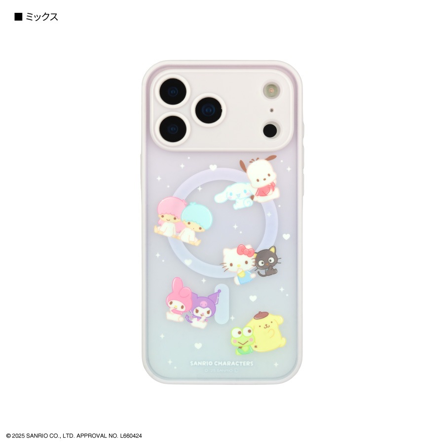 サンリオキャラクターズ IIIIfit プランプフレーム iPhone17 Pro Max MagSafe 対応 ケース