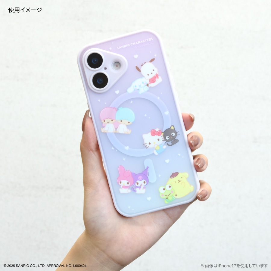 サンリオキャラクターズ IIIIfit プランプフレーム iPhone17 Pro Max MagSafe 対応 ケース