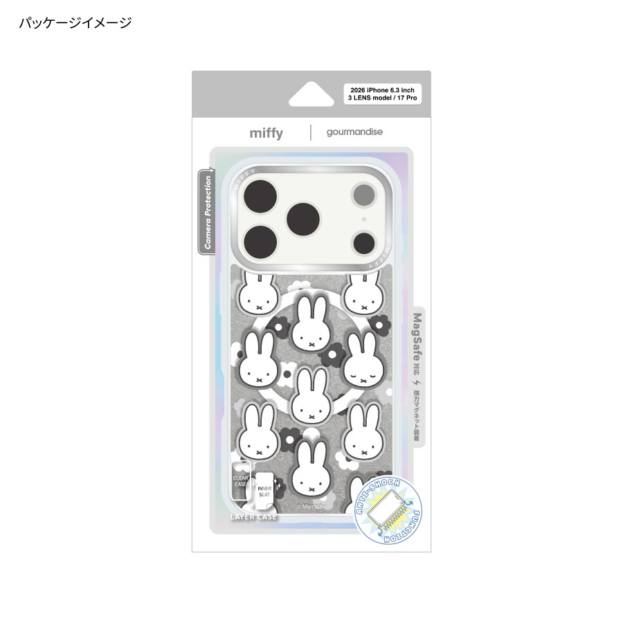 ミッフィー Camera Frame iPhone18 Pro / 17 Pro MagSafe 対応 ケース