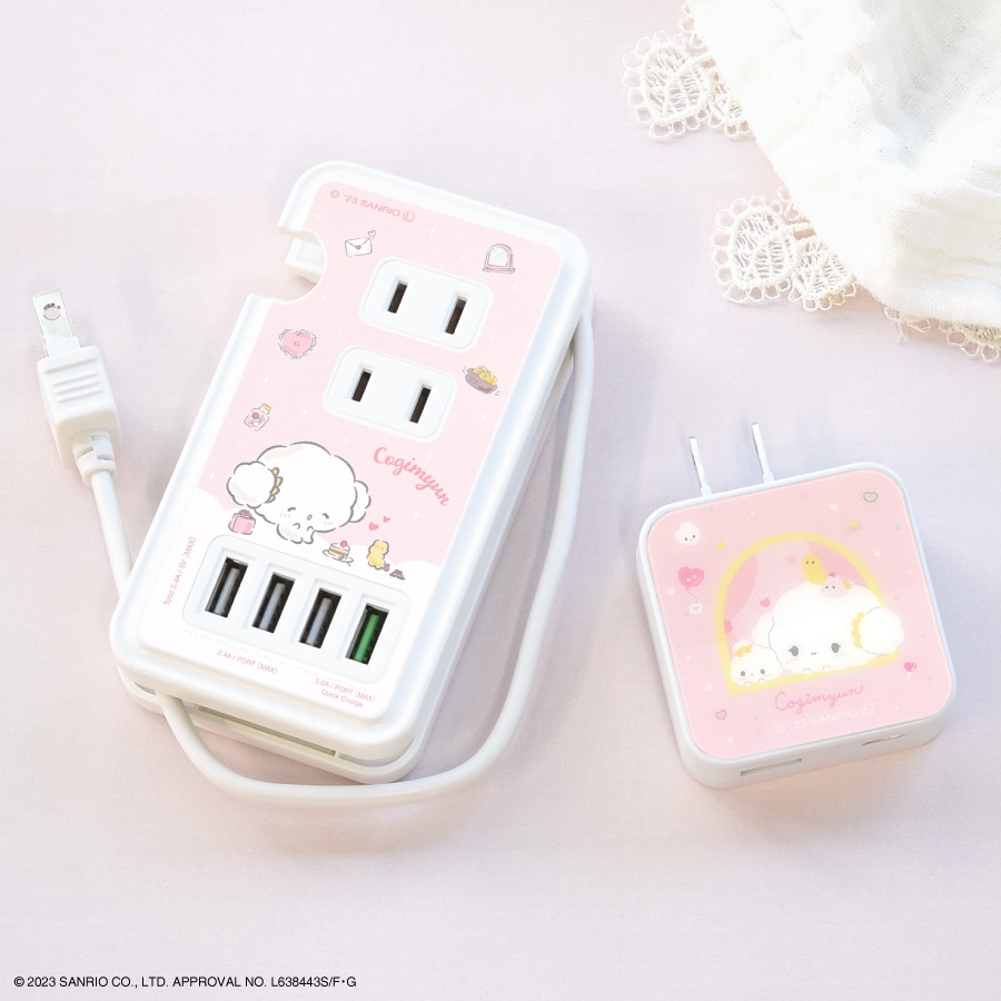 こぎみゅん USBポート付きACタップ