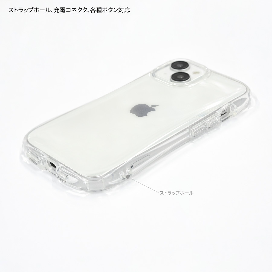 ディズニーキャラクター ／ iPhone 15 / 14 / 13 対応 クリスタルクリアケース