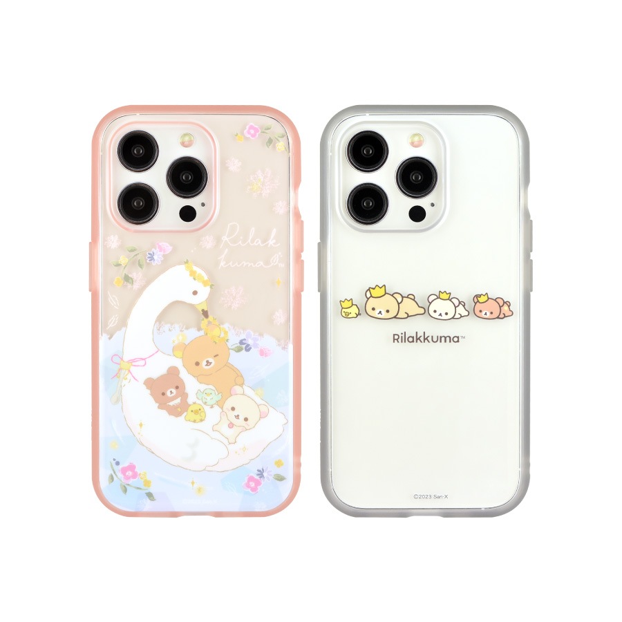 リラックマ IIIIfit Clear iPhone15 Pro 対応 ケース