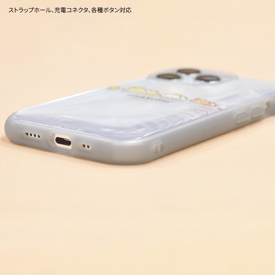 リラックマ IIIIfit Clear iPhone15 Pro 対応 ケース
