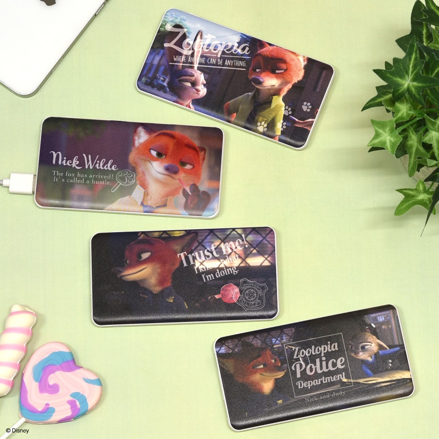 ディズニーキャラクター ／ USB / USB Type-C 4000mAh リチウムイオンポリマー 充電器 2.1A