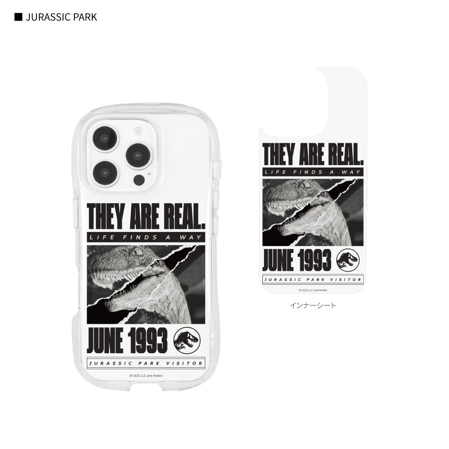 JURASSIC PARK iPhone16 Pro 対応 クリスタルクリアケース | アイテム