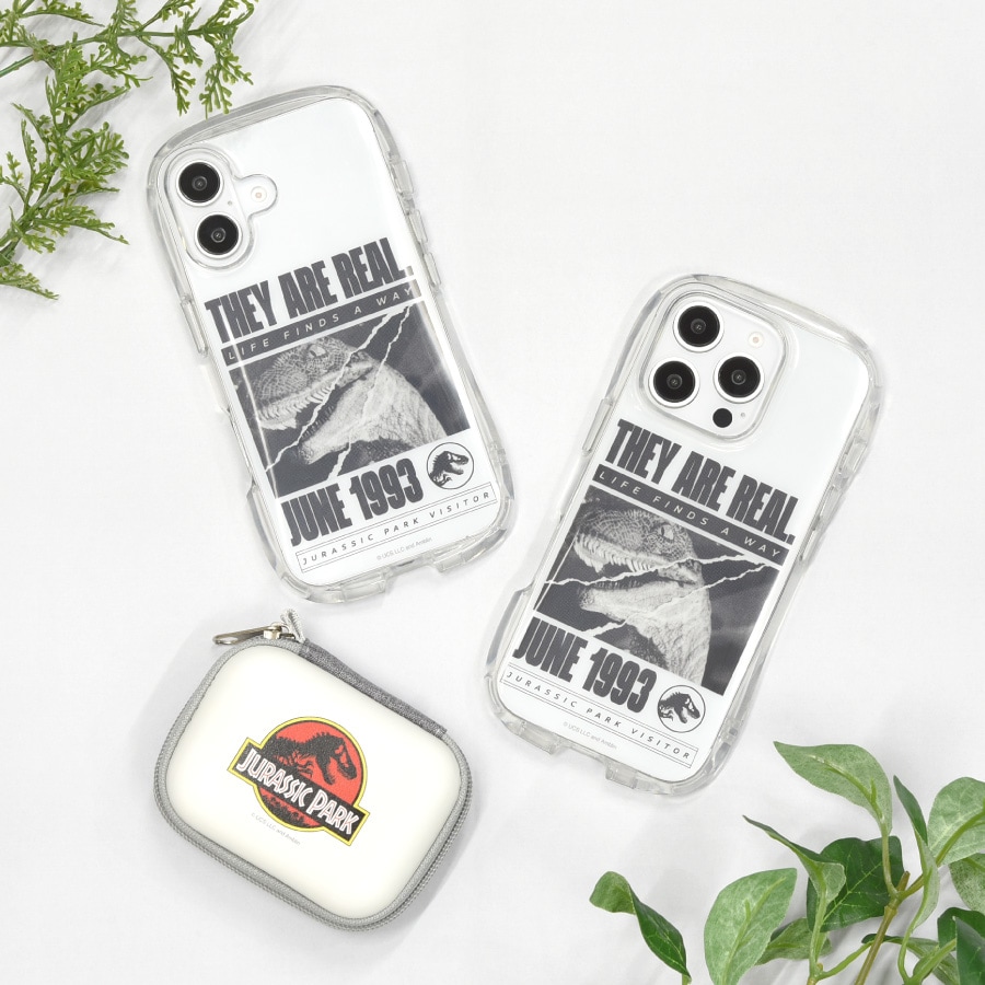 【新品】JURASSIC / LIVE THE WILD SIDE　赤ケース JURASSIC PARK iPhone16 Pro 対応 クリスタルクリアケース | アイテム