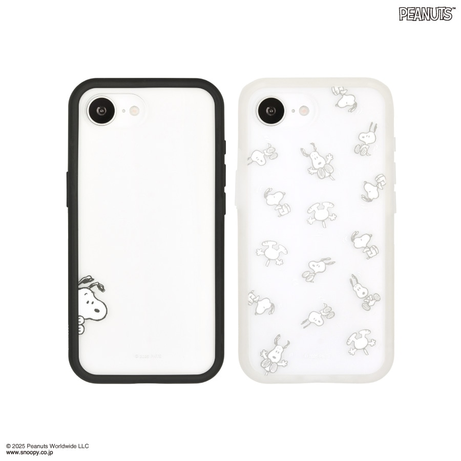 すぬ ピーナッツ スヌーピー IIIIfit Clear iPhone16 対応 ケース