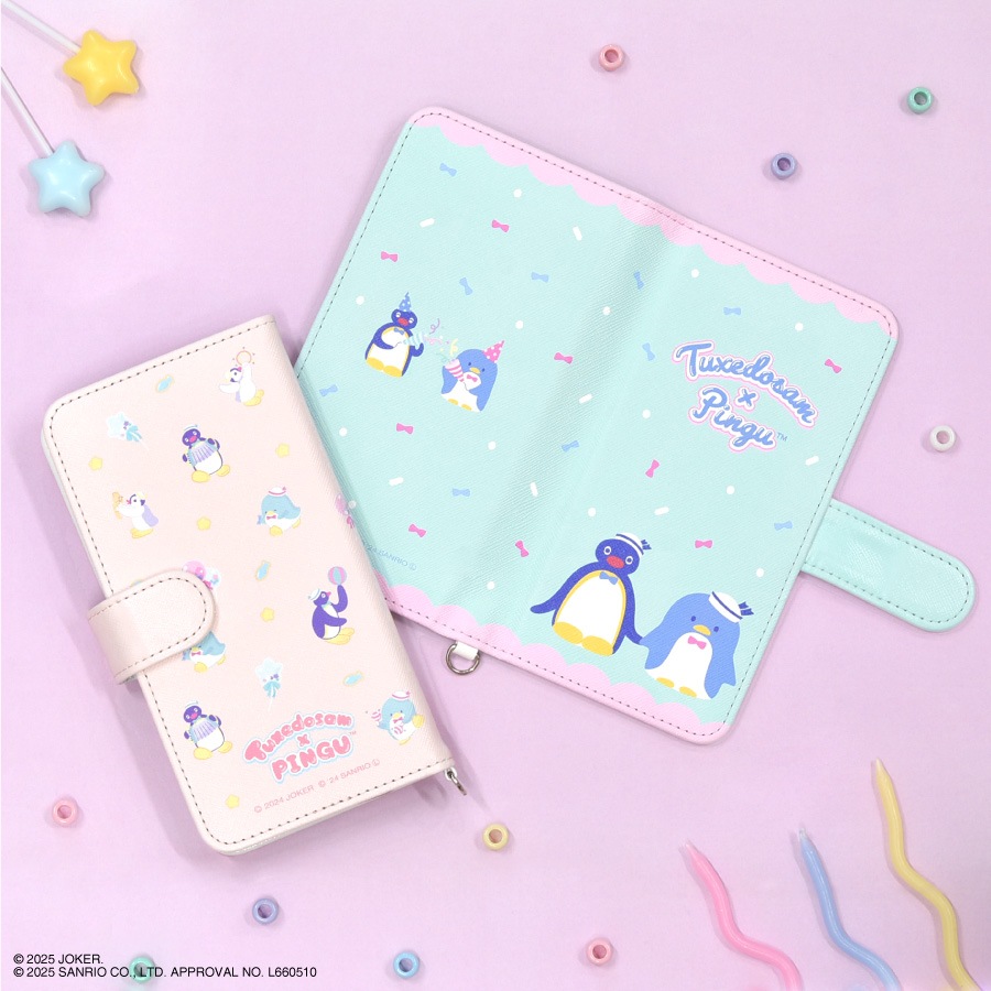 ピングー×タキシードサム マルチフリップカバー(M+)