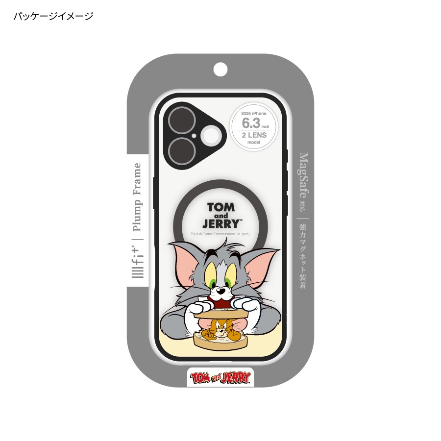 トムとジェリー IIIIfit プランプフレーム iPhone17 MagSafe 対応 ケース