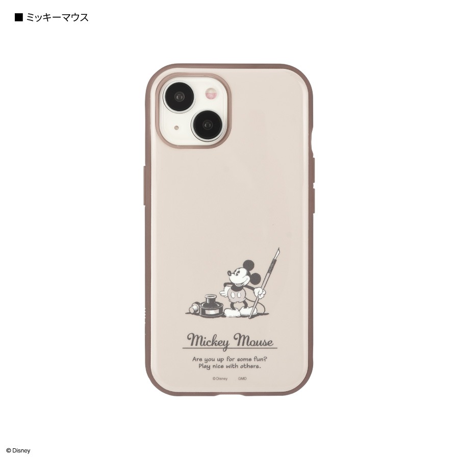 ディズニーキャラクター、ピクサーキャラクター ／ IIIIfit iPhone15 / 14 / 13 対応 ケース
