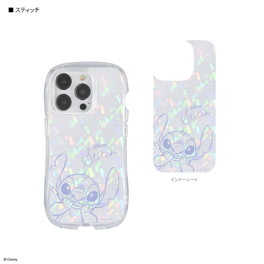 ディズニーキャラクター ／ iPhone 15 Pro 対応 クリスタル