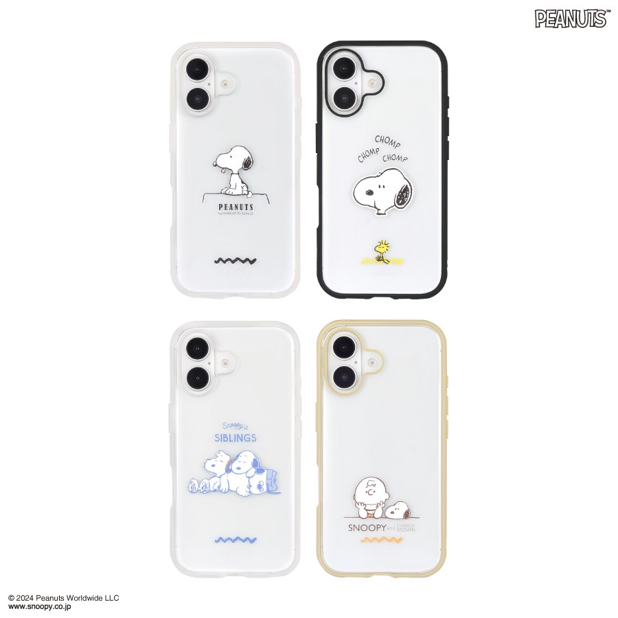 ピーナッツ スヌーピー IIIIfit Clear iPhone16 対応 ケース