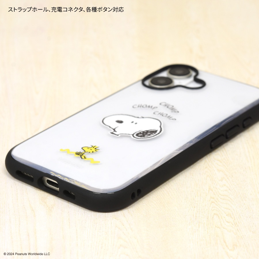 ピーナッツ スヌーピー IIIIfit Clear iPhone16 対応 ケース