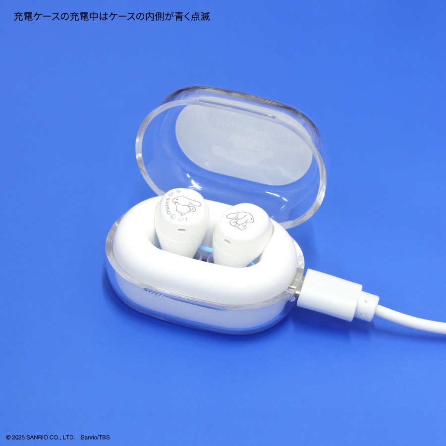 シナモロール シナモンロール 完全ワイヤレスイヤホン サンリオキャラクターズ 完全ワイヤレスステレオイヤホン | さ行