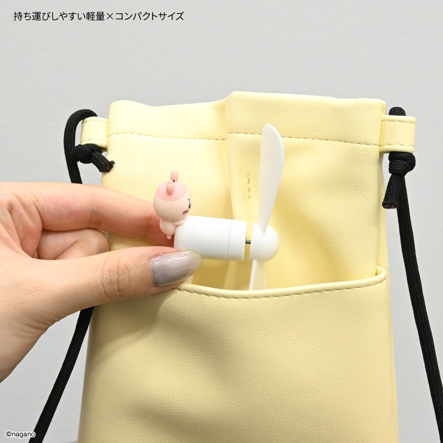 6月上旬発売予定　ちいかわ コネクタ付き ミニクールファン （USB Type-C）