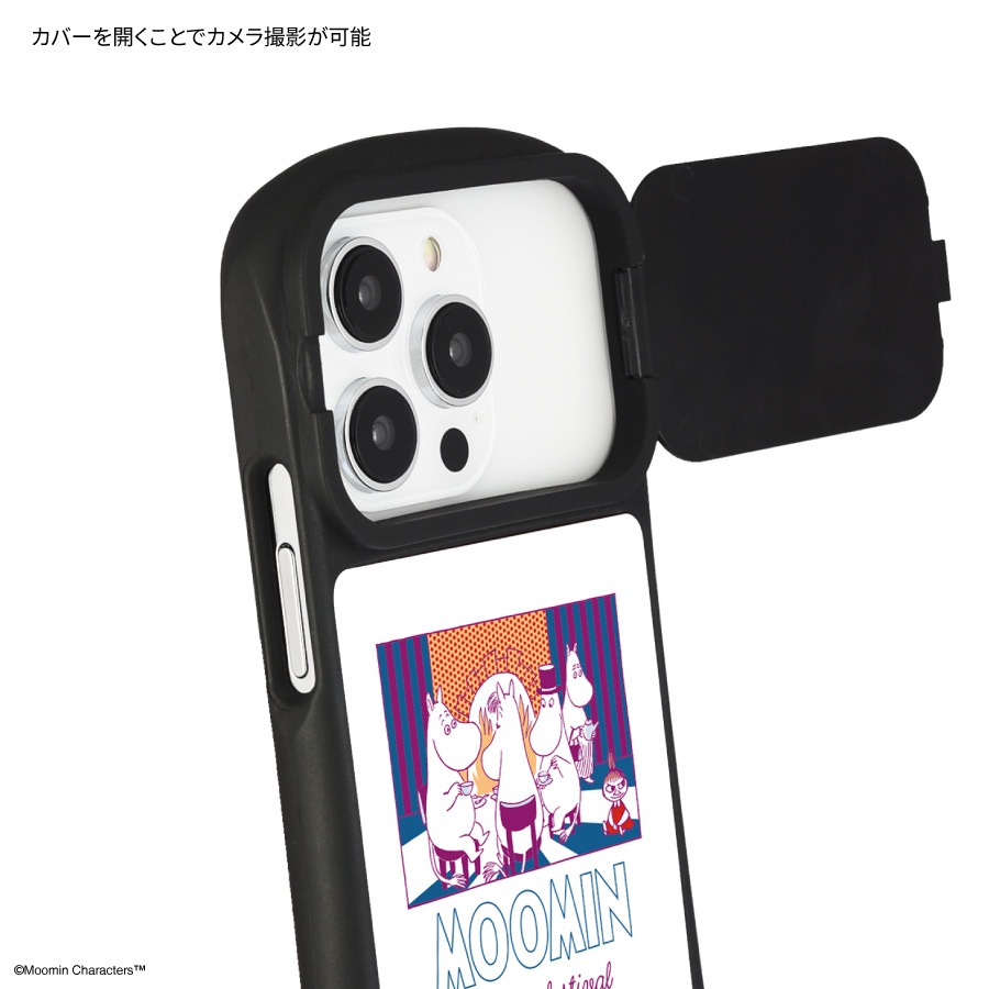 ムーミン【Winter Festival 2022】 iPhone14 / 14 Pro / 13 / 13 Pro / 12 / 12 Pro 対応 ハイブリッドガラスケース