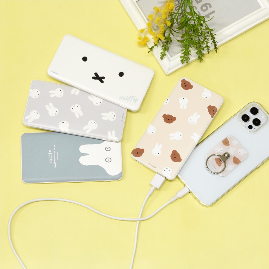 ミッフィー USB / USB Type-C 4000mAh リチウムイオンポリマー 充電器