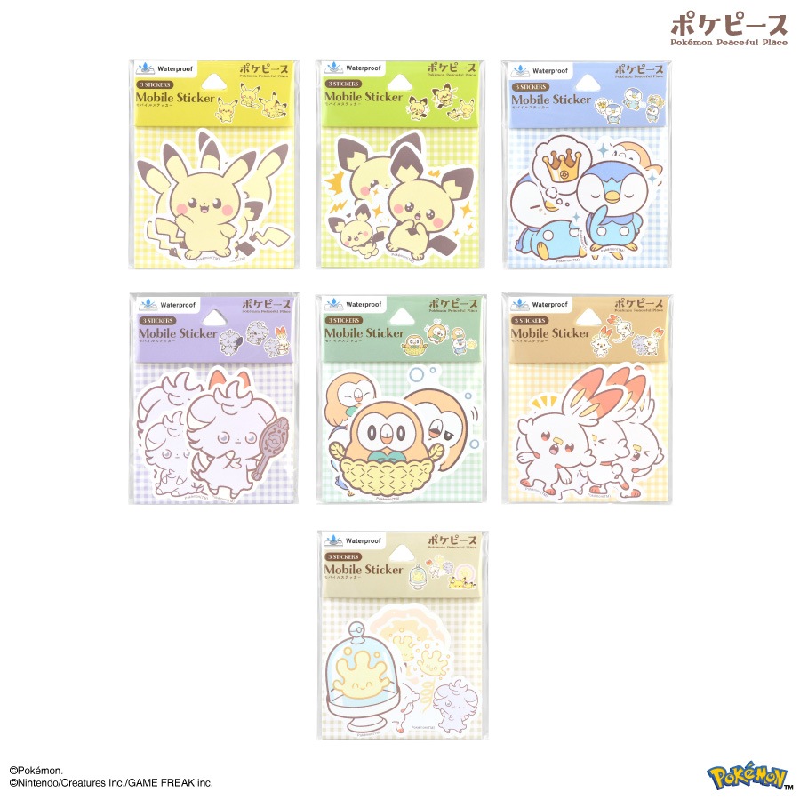 ポケットモンスター ポケピース モバイルステッカー