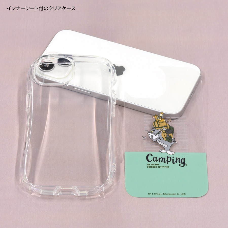 トムとジェリー iPhone 15 / 14 / 13 対応 クリスタルクリアケース