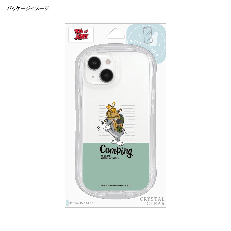 トムとジェリー iPhone 15 / 14 / 13 対応 クリスタルクリアケース