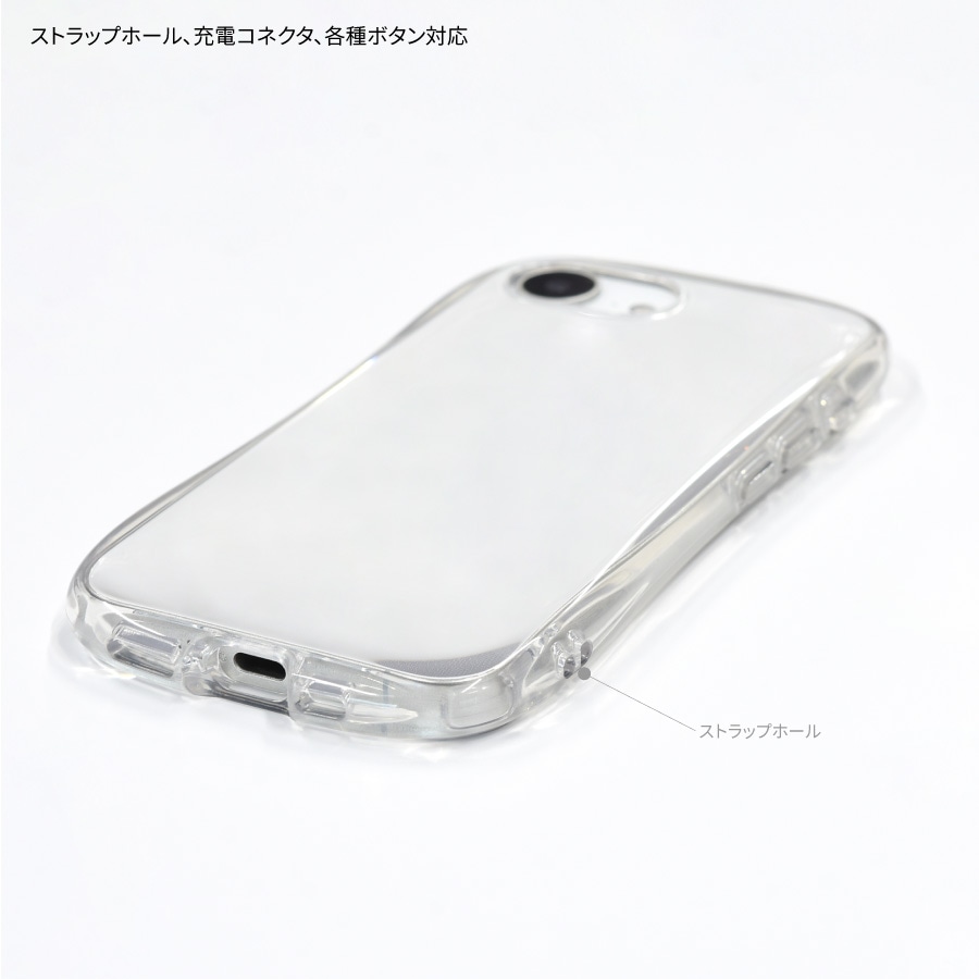 ピーナッツ スヌーピー iPhone16e 対応 クリスタルクリアケース