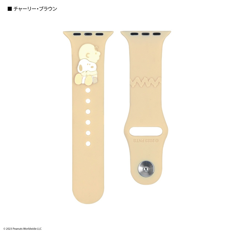 ピーナッツ スヌーピー Apple Watch 41/40/38mm 対応 シリコンバンド