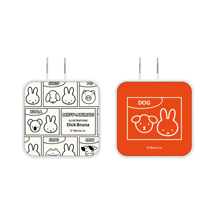 ミッフィー MIFFY&ANIMALS USB / USBType-C ACアダプタ