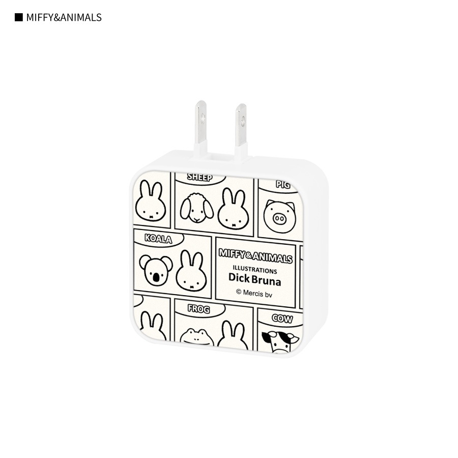 ミッフィー MIFFY&ANIMALS USB / USBType-C ACアダプタ