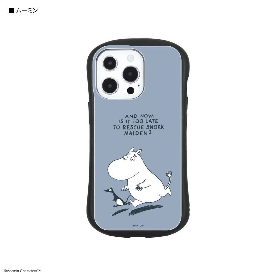 ムーミン iPhone13 Pro対応 ハイブリッドガラスケース | 新着アイテム