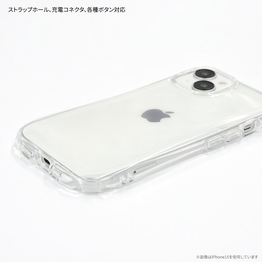 iPhone15 Pro 対応 クリスタルクリアケース