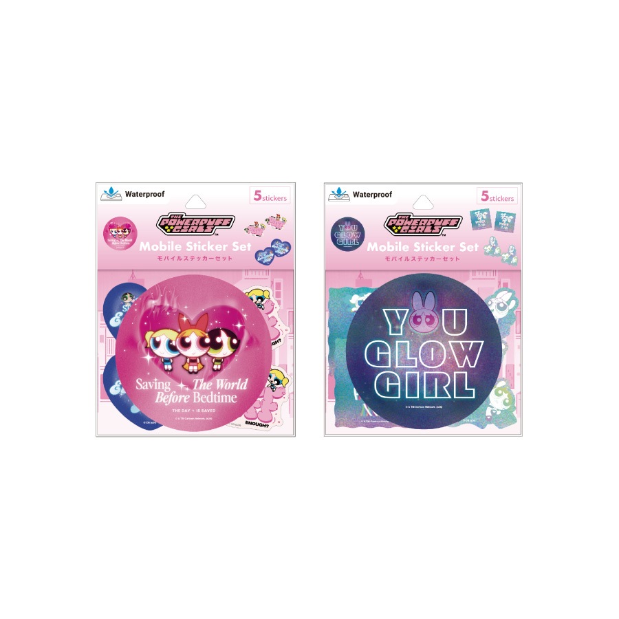 パワーパフ ガールズ モバイルステッカー