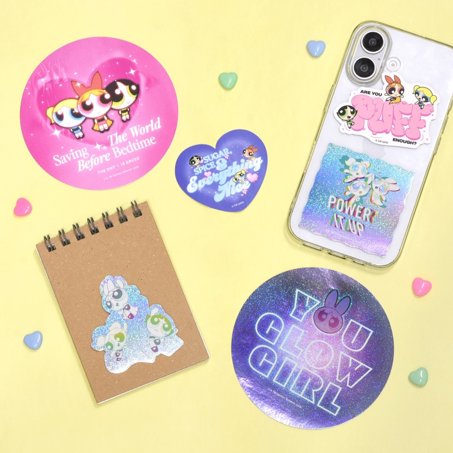 パワーパフ ガールズ モバイルステッカー