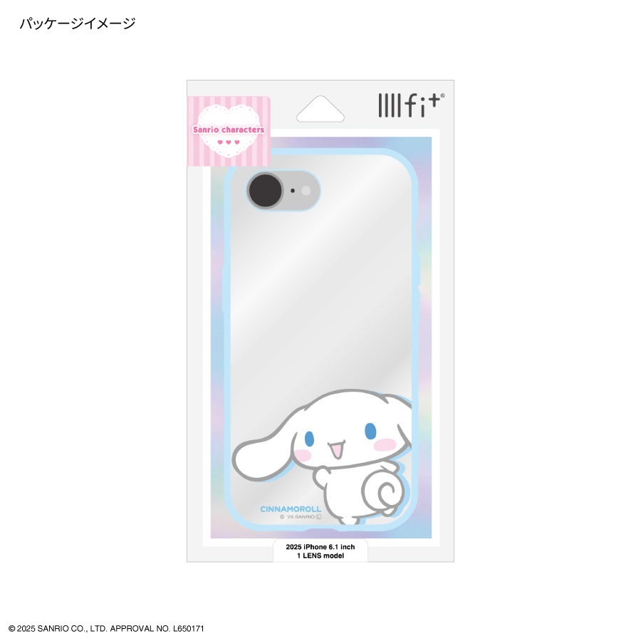 サンリオキャラクターズ IIIIfit Clear iPhone16e 対応 ケース
