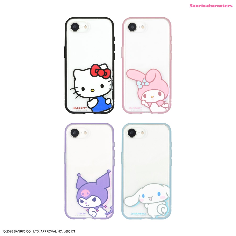サンリオキャラクターズ IIIIfit Clear iPhone16e 対応 ケース