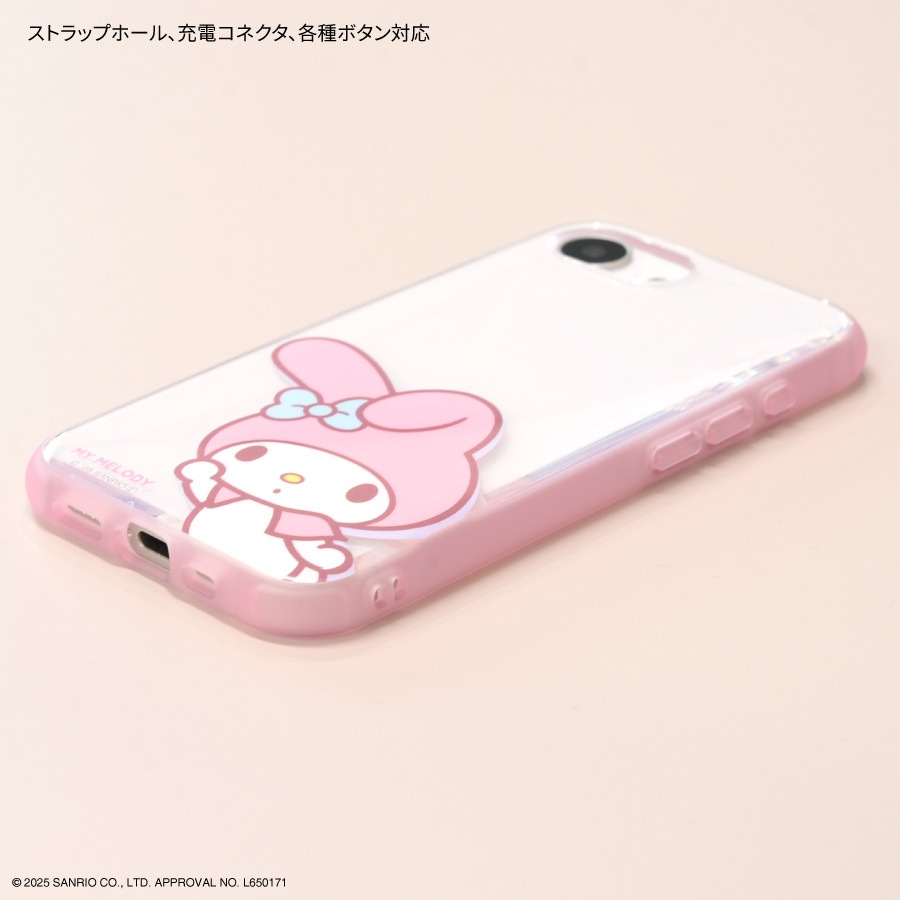 サンリオキャラクターズ IIIIfit Clear iPhone16e 対応 ケース