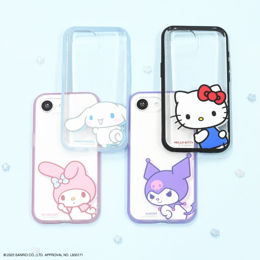 サンリオキャラクターズ IIIIfit Clear iPhone16e 対応 ケース