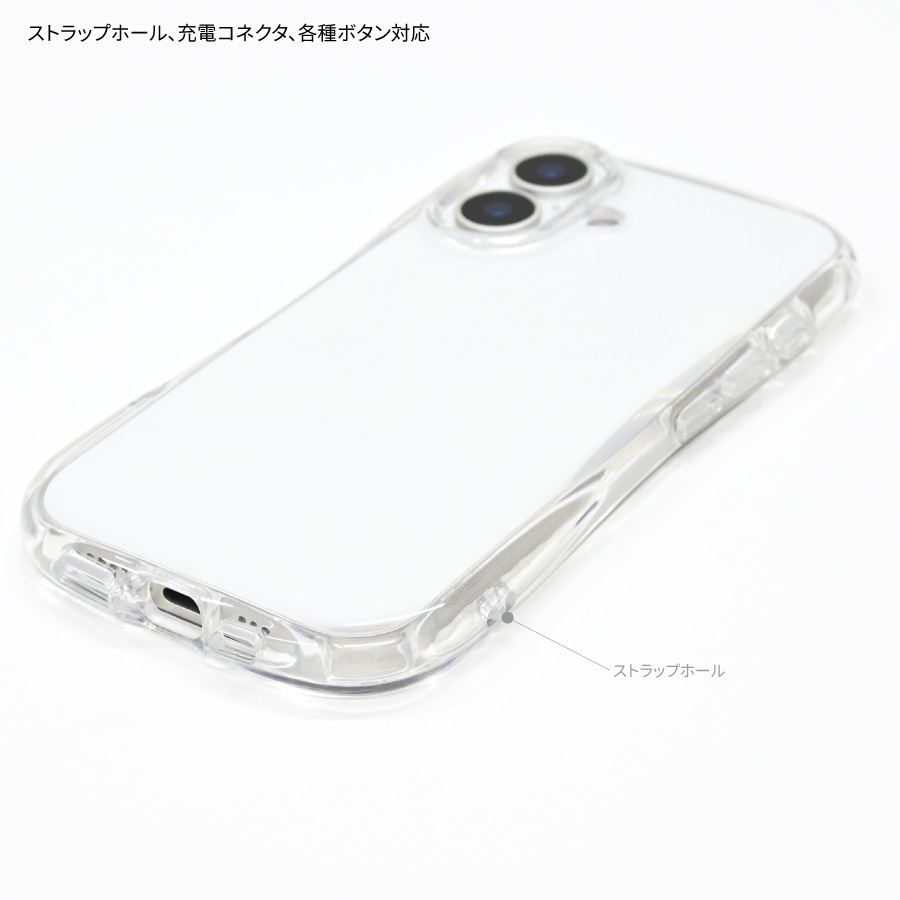 お茶犬 iPhone17 対応 クリスタルクリアケース