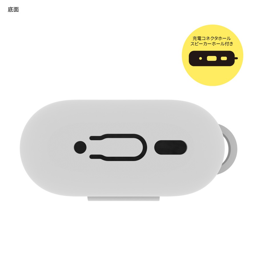 AirPods 4 対応 シリコンケース