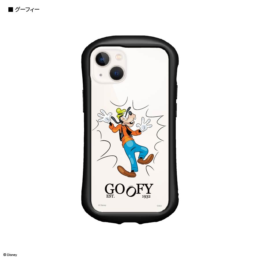 ディズニーキャラクター／iPhone13対応 ハイブリッドクリアケース | た