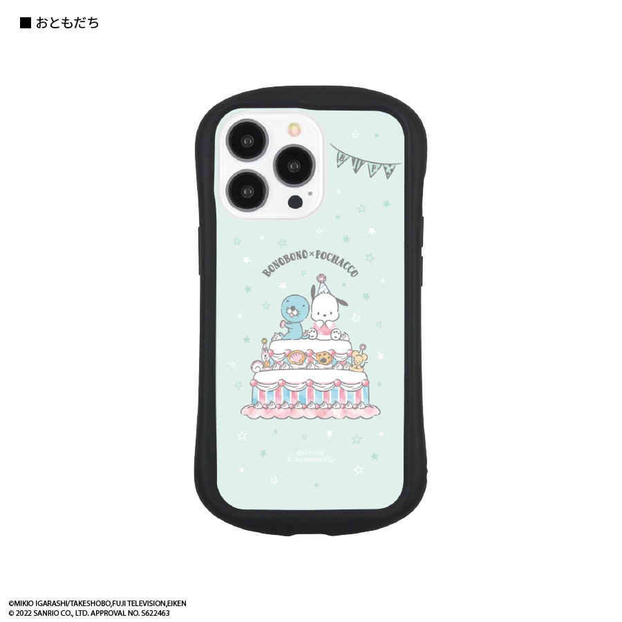 ぼのぼの×ポチャッコ iPhone13 Pro対応 ハイブリッドクリアケース | さ