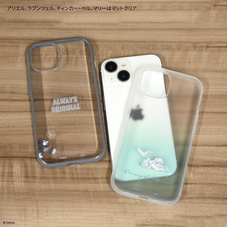ディズニーキャラクター、ピクサーキャラクター ／ IIIIfit Clear iPhone15 / 14 / 13 対応 ケース