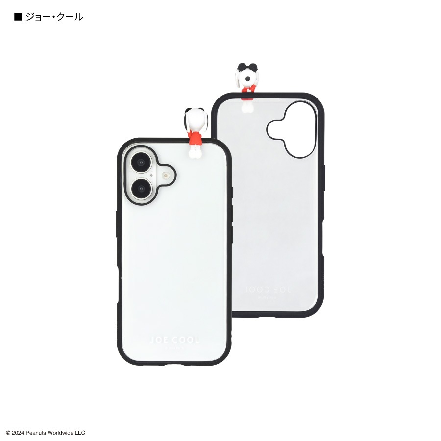 ピーナッツ スヌーピー フレーム IIIIfit Clear iPhone16 対応 ケース