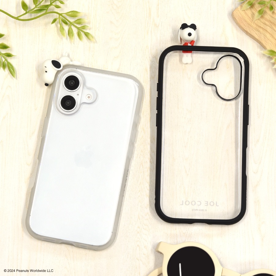 ピーナッツ スヌーピー フレーム IIIIfit Clear iPhone16 対応 ケース